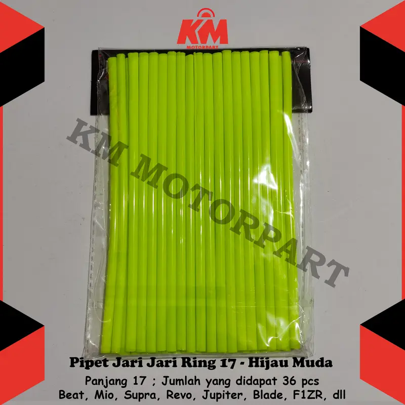 Pipet Jari Ring 17 Motor dan Sepeda Sedotan isi 36 pcs untuk Beat Mio Nex Scoopy Vario Xride dll 8