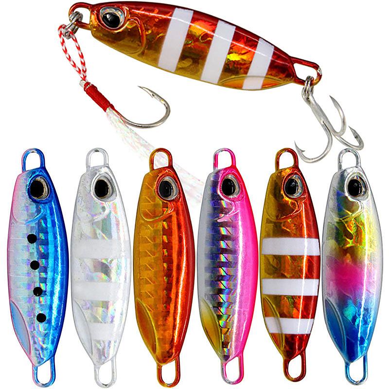 Product Introduction of Metal Jig Spoon Lure Artificial Bait Shore Slow Jigging Bass Fishing Tackle 10g 15g 20g 30g 40g 60g 18