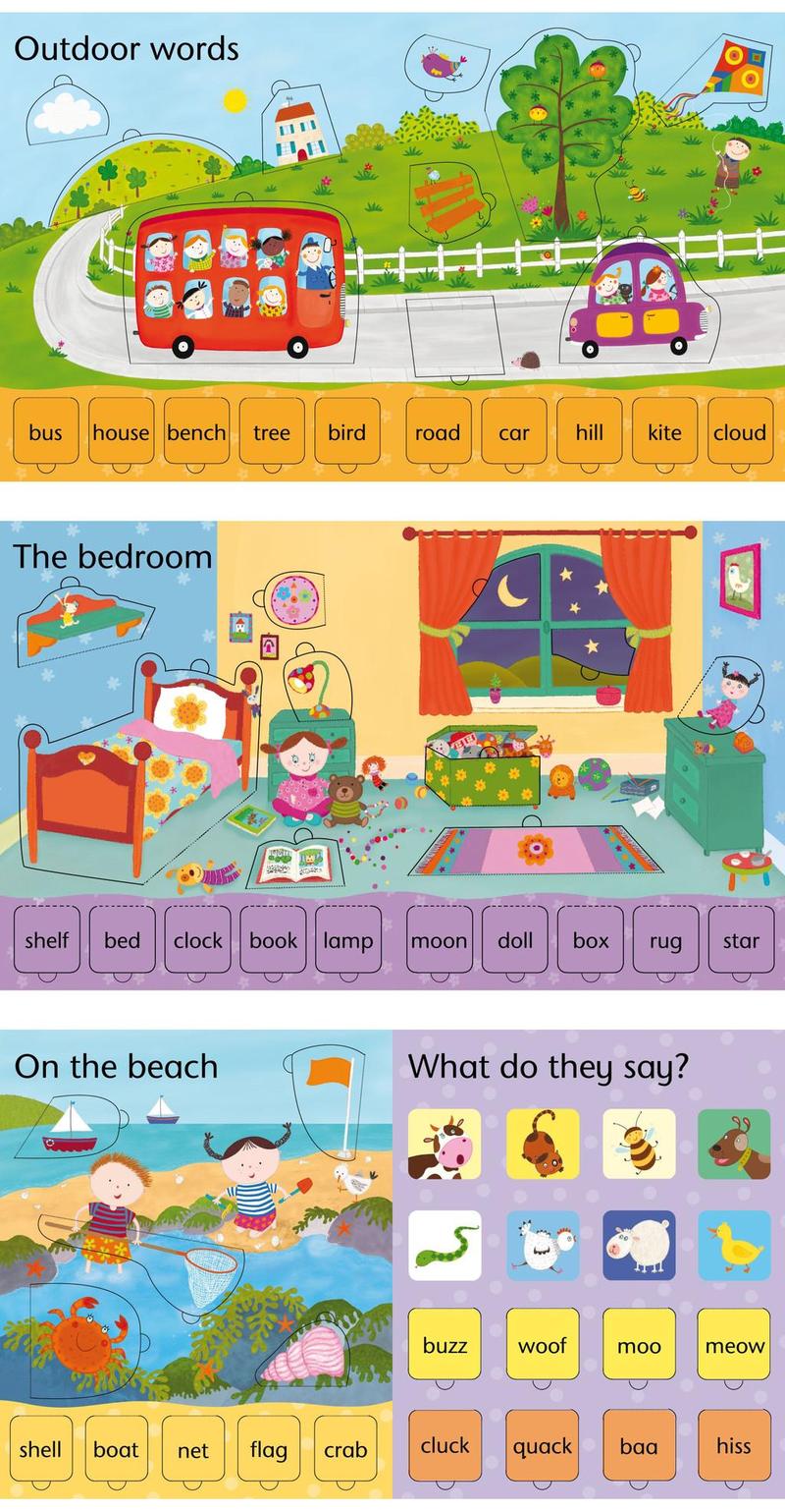 Product Introduction of Usborne Flap-the-Flap Series Books | Early Learning Children's Book | Number, Color, Word, Counting, Maths Learning 17