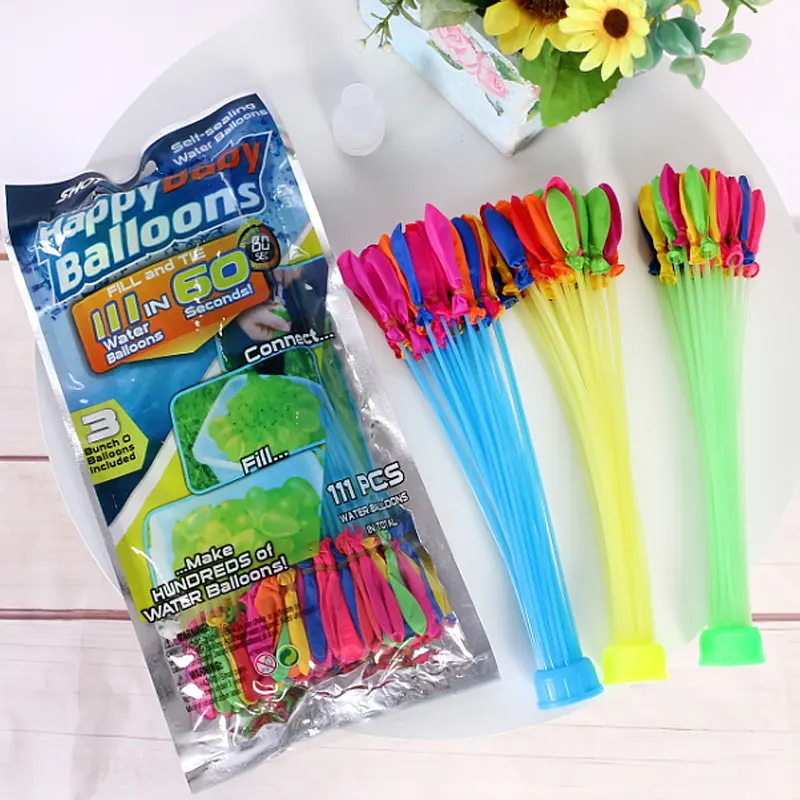 Water Balloon Fast Water Injection Balloon Summer Water Fight Water Bomb Water Ball Small Size Water Toys Splashing Carnival Water Splashing Festival Song Gan Festival