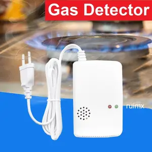 Alarm Detektor Kebocoran Gas LPG - Sensor Cerdas Portable Peringatan Dini Keamanan Rumah Tangga dengan Notifikasi Buzzer & Display Digital - Detektor Gas Anti Bocor untuk Dapur dan Ruangan