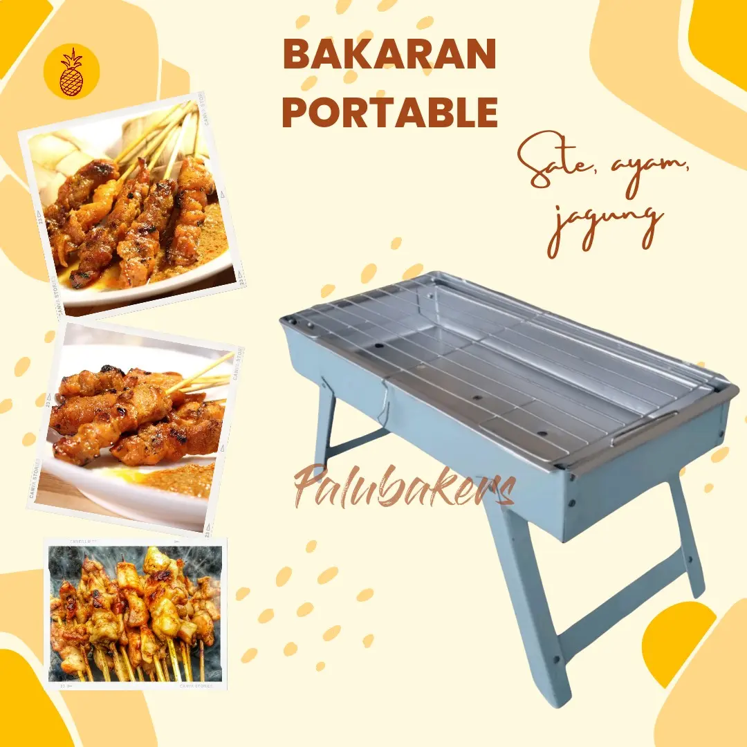 Bakaran Sate Arang Model Tinggi / Panggangan Sate Jagung