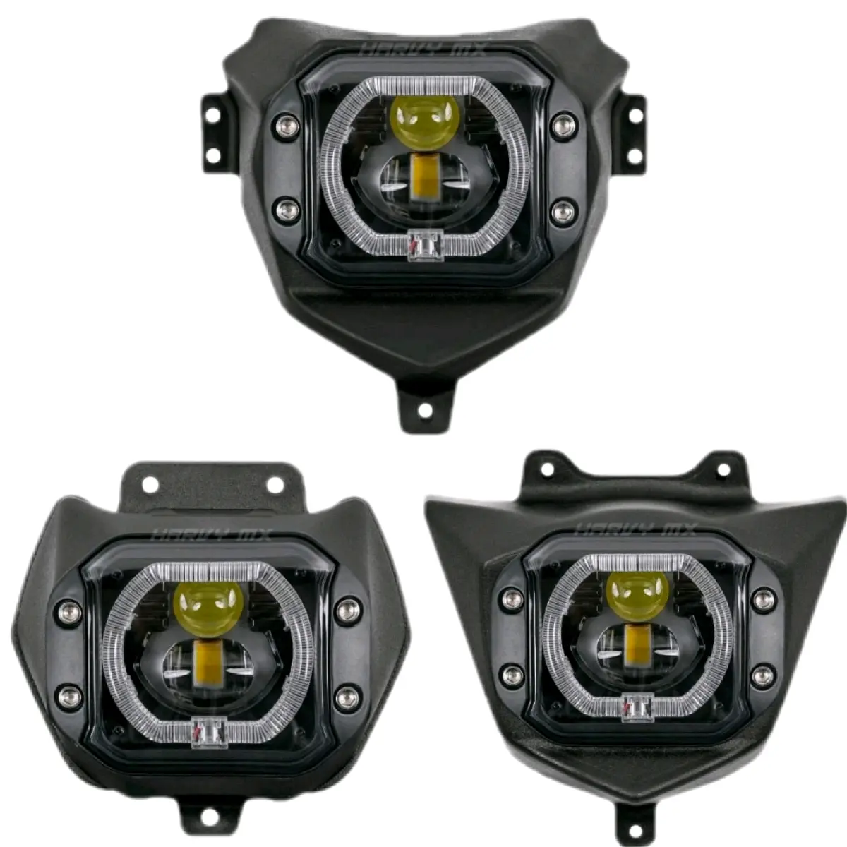 Reflektor Biled Extra Bright CRF 150 L KLX BF DT WR 155 Lampu Depan Harvy LED Kabel