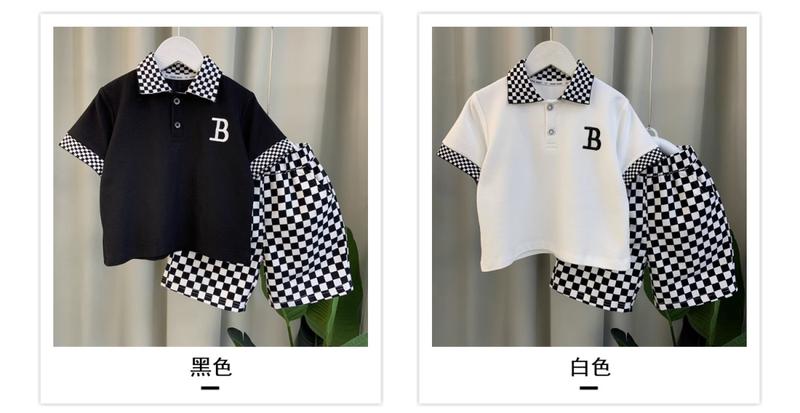 Product Introduction of ชุดเสื้อโปโล Pu Shuai สำหรับเด็กผู้ชาย 24 แฟชั่นใหม่ เสื้อผ้าเด็กผู้ชายแขนสั้นฤดูร้อนเสื้อผ้าทึ่ง 6
