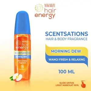 Makarizo Hair Energy Scentsations Hair Fragrance Morning Dew 100 mL Parfum Rambut / Perfume / Wangi