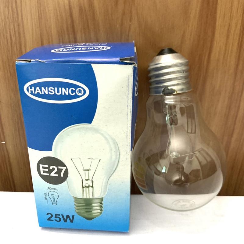 Bóng Đèn Sợi Đốt Đui E27 25W, 40W, 60W, 75W, 100W, 200W Ánh Sáng Vàng Sưởi Ấm…
