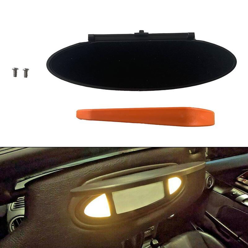 Product Introduction of Replacement Part Sunvisor Vanity Mirror Cover 1pc 99670142102 ABS Plastic Black Car Accessories For 911 996 / 997 24