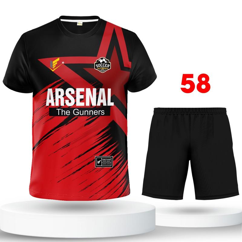 Bộ quần áo đá bóng, đồ đá banh ARS nam nữ, thun lạnh cao cấp Top Sport