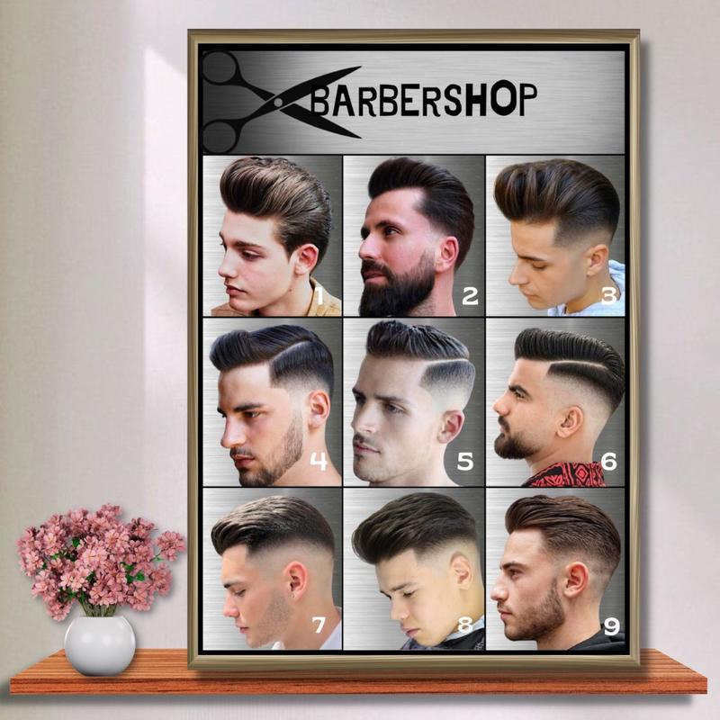 POSTER MODEL POTONG RAMBUT POSTER BARBERSHOP POSTER PANGKAS RAMBUT ...