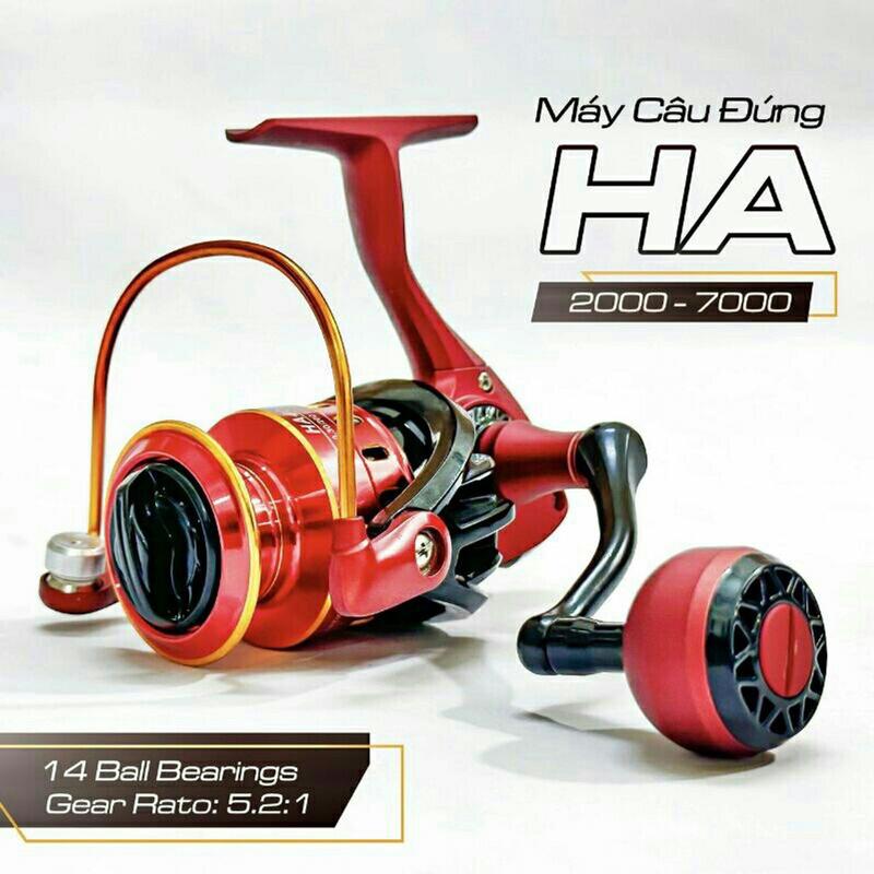 Máy câu cá đứng HA máy 7000 hàng loại 1 kim loại tải cá 1 đến 15kg thoải mãi Bắt Cá Fishing Đi Câu Fish Đồng Tay Quay