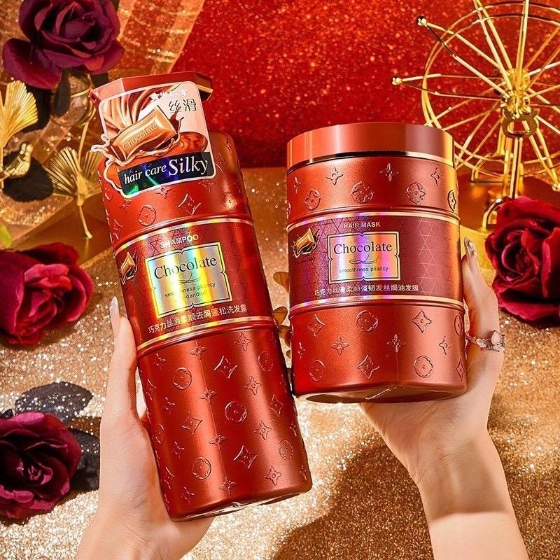 Cặp Dầu gội Tặng Dầu xả hương nước hoa, mềm mượt tóc, sạch gàu, giảm rụng tóc [Hàng chuẩn nội địa]dung tích 1600ml ( cả cặp) Nữ Tre Women Trà