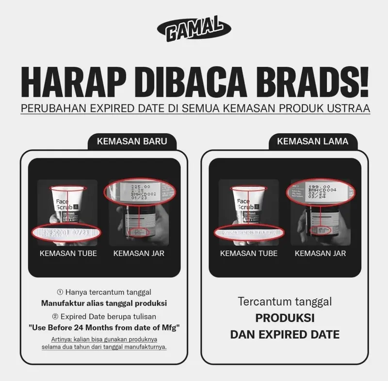 GAMAL | Ustraa Face Wash Neem & Charcoal | 100gr | Facial Wajah Berjerawat dan Berminyak 1