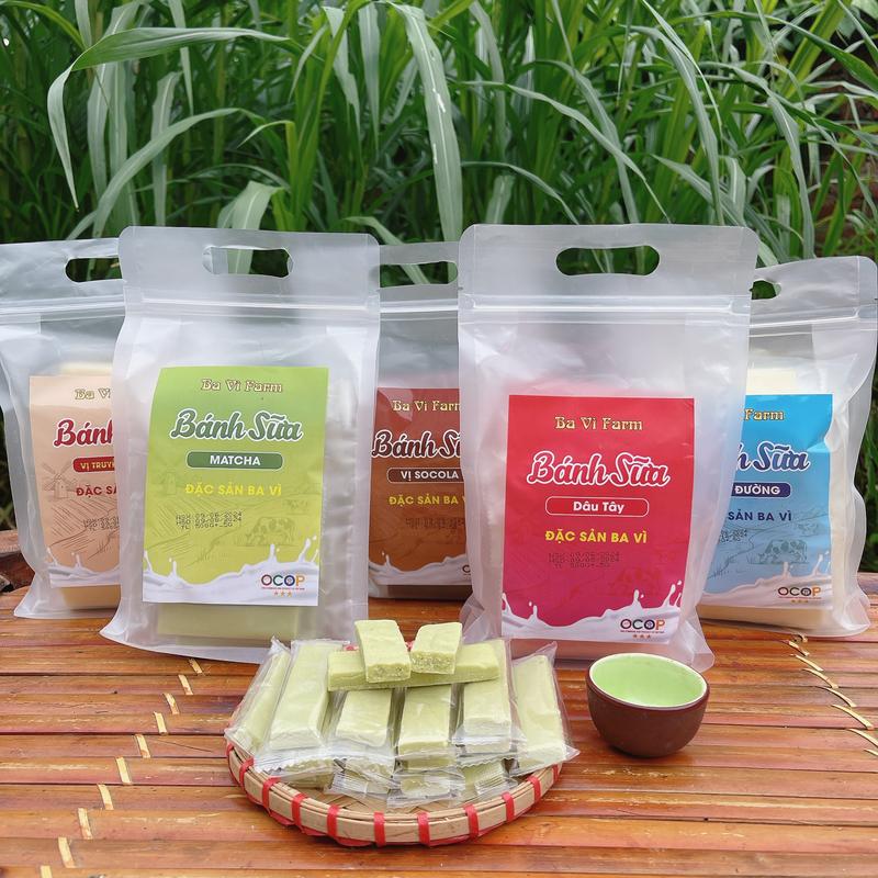 500g Đặc Sản Bánh Sữa Ba Vì Food Cake - Đậm Đà Vị Sữa Ngọt Ngào Tự Nhiên Snack Ăn Vặt