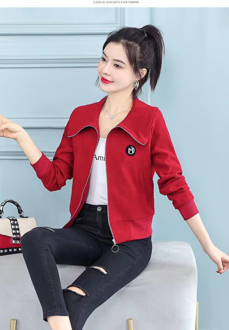 Product Introduction of Áo Khoác Ngắn Lót Lông Cừu / Không Lót Lông Cừu Cho Nữ, Áo Khoác Đồng Phục Bóng Chày Thường Ngày, Phong Cách Chanel Đa Năng Mới, Mùa Xuân Và Mùa Thu 15