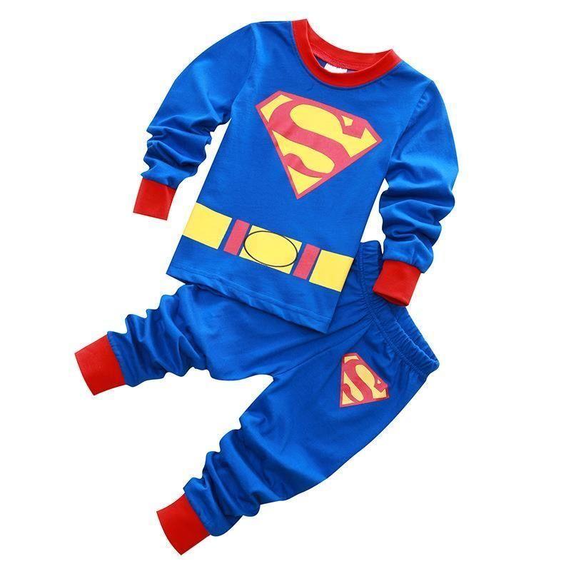 Product Introduction of Quần Áo Trẻ Em, Người Nhện Hoạt Hình Marvel, Bộ Đồ Dài Tay Áo, Đồ Ngủ Batman, Đội Mỹ, Đồ Lót Dài, Người Sắt 8
