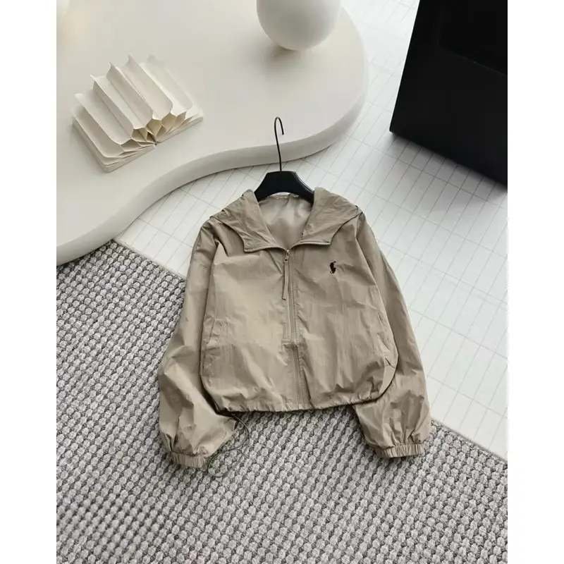 Áo khoác gió lụa hai lớp họa tiết thêu