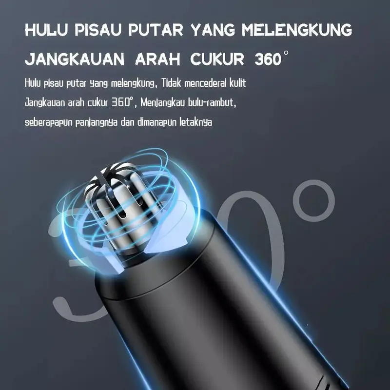 Pabrik Electric Nose Trimmer Alat Cukur Bulu Hidung Telinga Serbaguna Pembersih Bulu Hidung Pencukur Bulu Hidung 5
