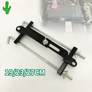 19/23/27CM Dudukan Aki Mobil Tatakan Penahan Aki Dapat Disesuaikan untuk Semua Mobil Universal