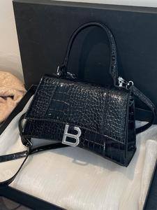Women's Fashionable Crocodile Embossed Handbag, Casual Versatile Shoulder Bag for Daily Used, Trendy All-match Commuter Bag