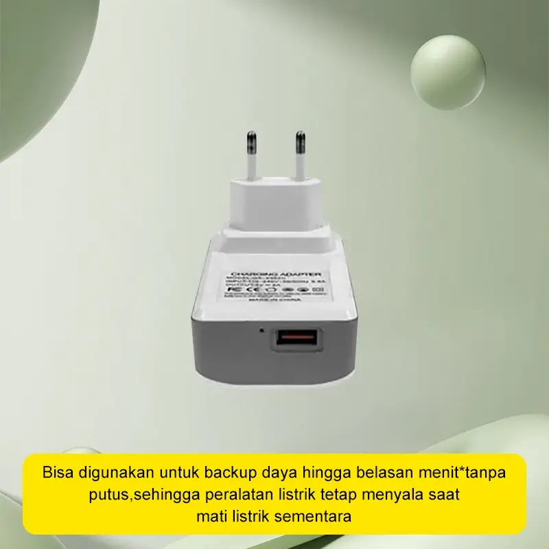 UPS Mini USB 5V 2A Adaptor Power CCTV 1800/3350mAh Mini UPS Untuk IP Camera System Cadangan Baterai 4