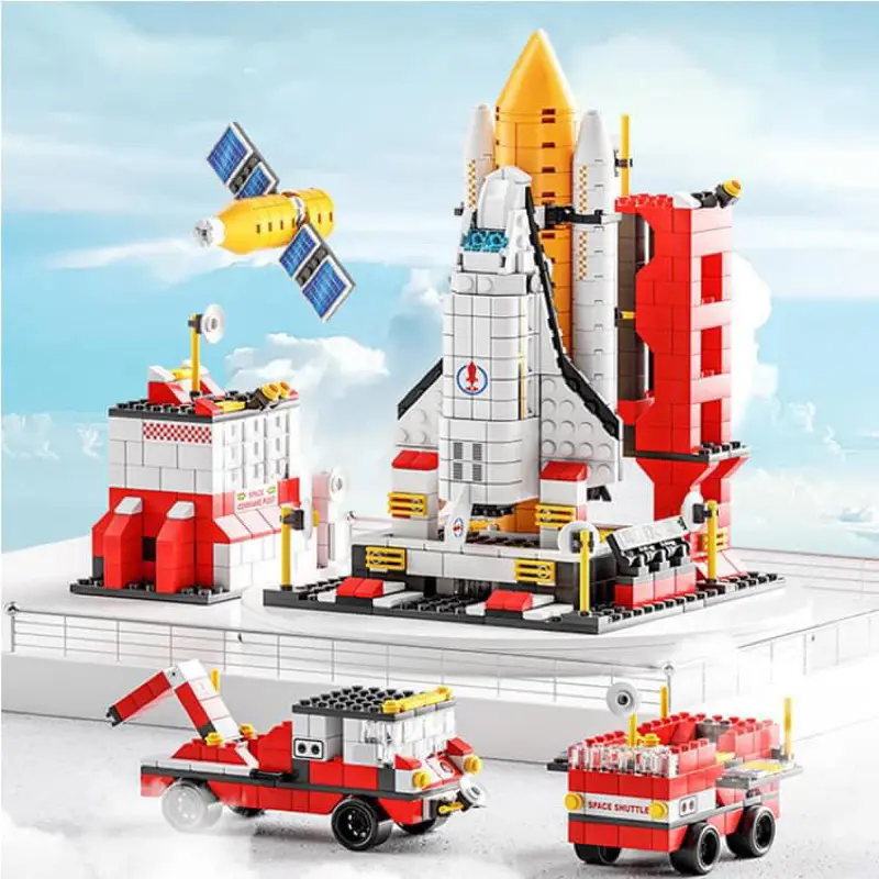 Đồ Chơi Lắp Ráp Mô Hình 3D Tàu Vũ Trụ Giúp Bé Phát Triển Trí Thông Minh Bộ Lắp Ráp Tháo Lắp 2