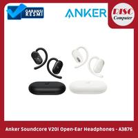 Gambar Anker Soundcore V20i Open-Ear Headphones Adjustable Ear Hooks Ultra-Comfort Snug Fit Powerful Sound Clear Calls IP55 LED Lights 36H Playtime Bluetooth 5.4 Earbuds Multipoint Connection - A3876 - Black dari Risc Computer Kota Surakarta 1 Tokopedia
