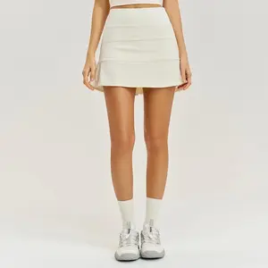 Futurio Rok Padel Skirt Olahraga Wanita untuk Tenis dan Golf dengan Kantong dan Lipatan di Belakang ROK900