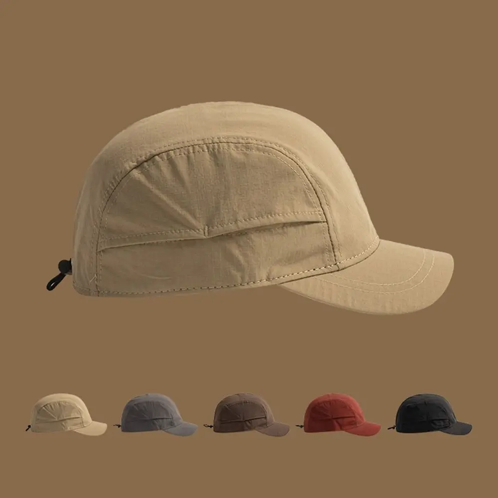 Mũ Bóng Chày Cotton, Thời Trang, Vành Ngắn Có Thể Điều Chỉnh Thích Hợp Cho Golf Và Bố, Nhanh Khô, Chống Nắng, Mũ Snapback, Dành Cho Nam Và Nữ