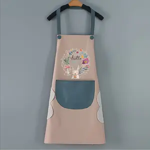 AVELINE Apron Celemek Masak Celemek Anti Air / Apron Celemek Waterproof Celemek Masak kain / Celemek masak murah