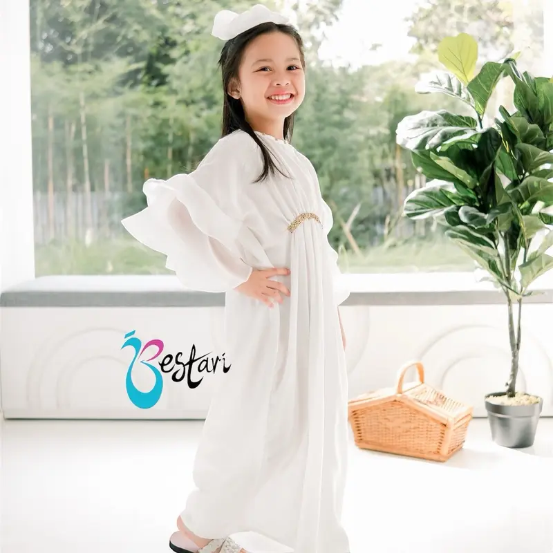Kaftan Anak Lolita by Bestari muslim baju Lebaran Cewek Gamis 6-7 tahun 6