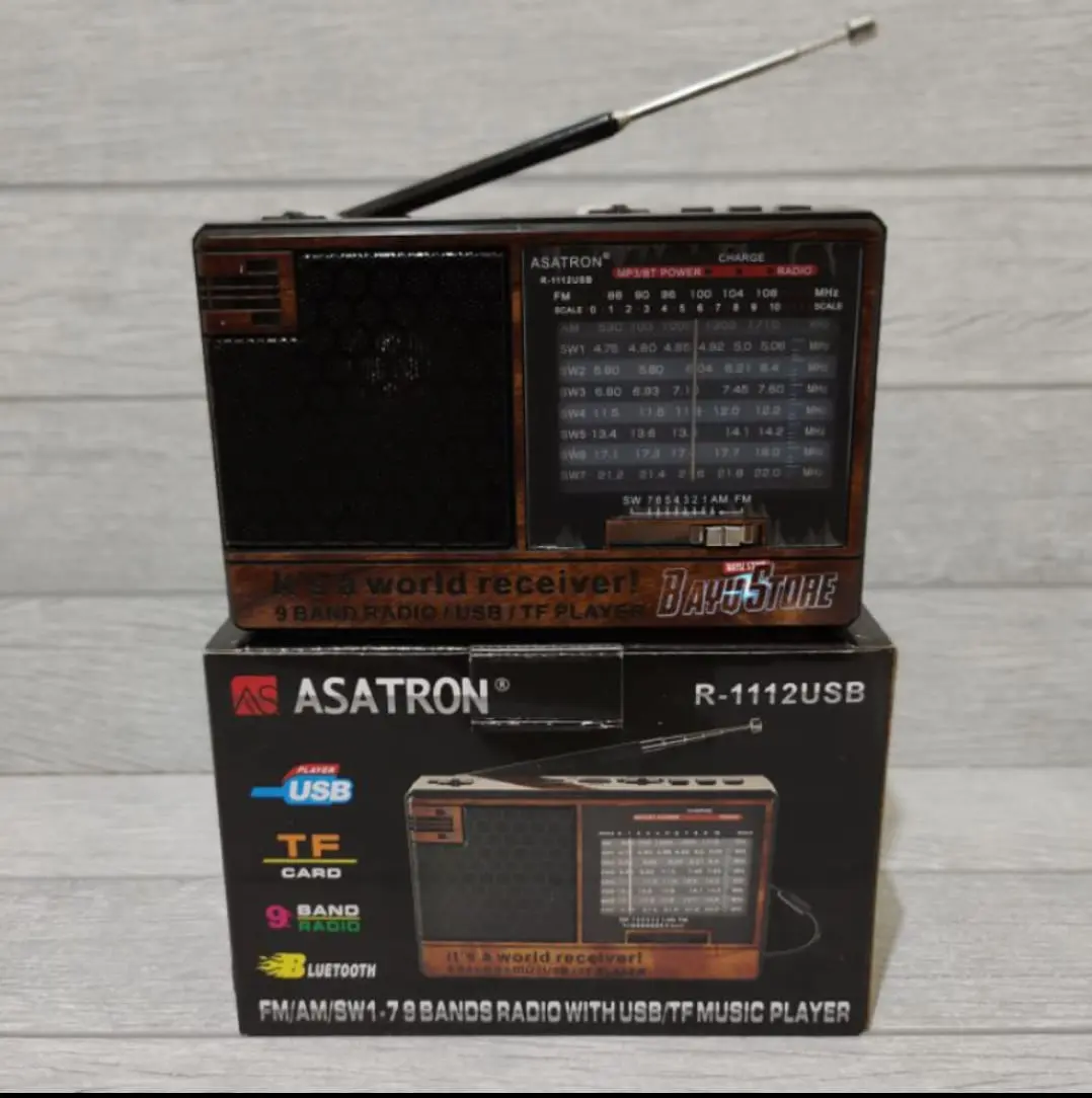 Radio FM BLUETOOTH Asatron R-1112 USB 100% ORI
