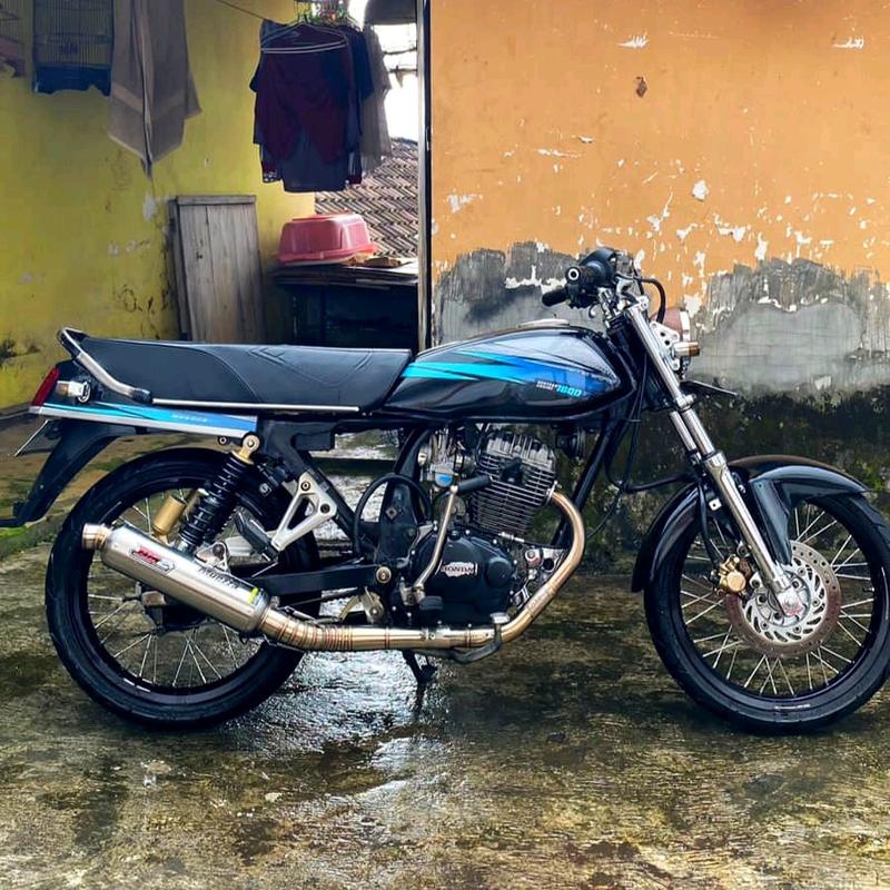 Knalpot Racing Original AM2 BEST PERFORMANCE Cb Gl MP Tiger inlet 50 bulat kenong bass ulem Foto Karet 5