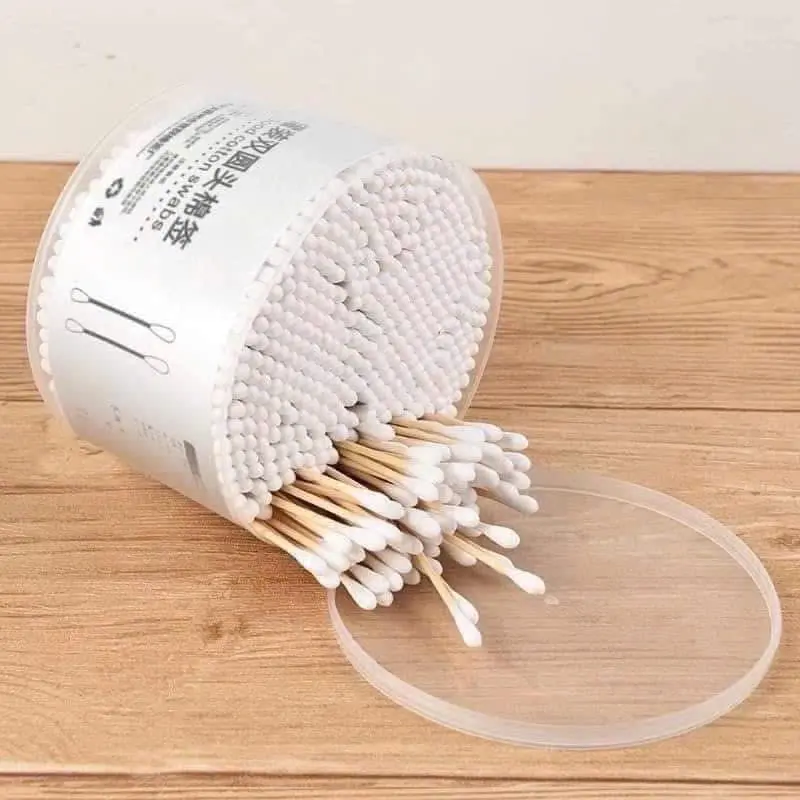 Combo 3h bông ngoáy tai 500c thân gỗ không bị gãy khi sử dụng