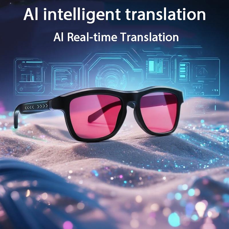 AI Translation Smart Touch Automatic Change Color Sunglasses Women Men Bluetooth Voice Assistant Control Music Audio Glasses - Image 2