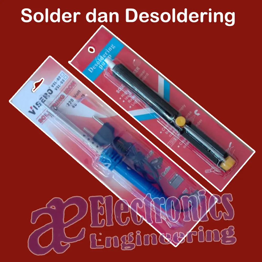 Solder dan Desoldering 1 paket alat menyolder