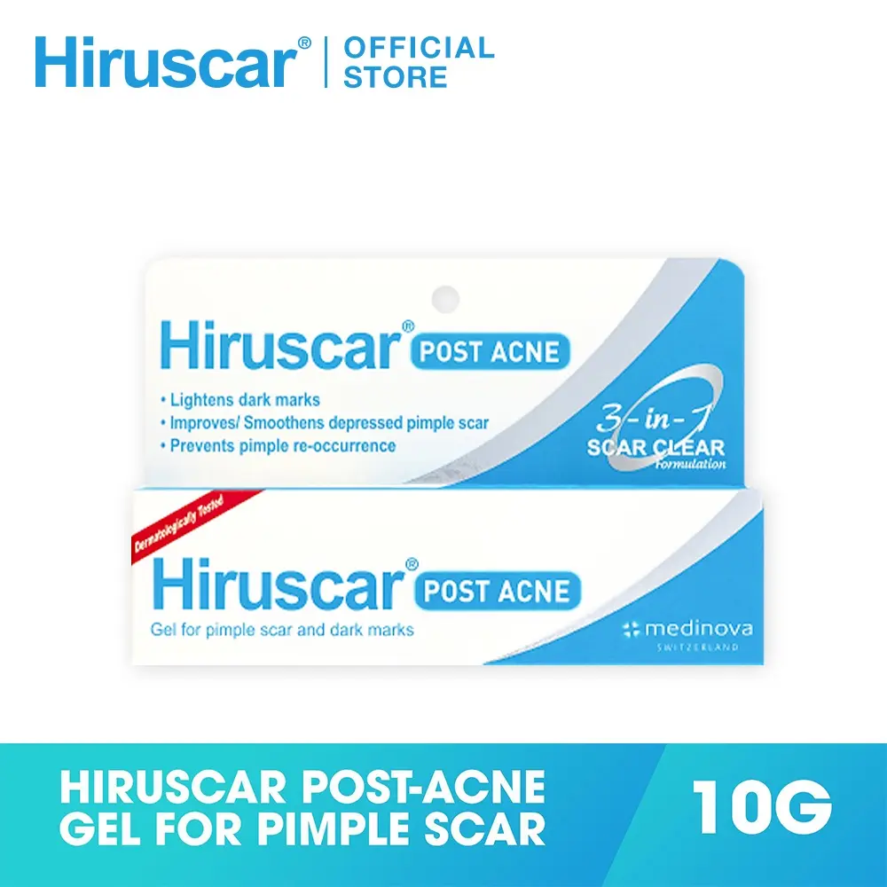 [Hiruscar Official] Hiruscar Post Acne Gel 10g | Scar Care for Pimples and Dark Marks Skincare Clear