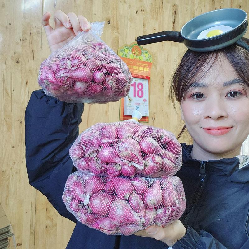  3Kg Hành Tím Lý Sơn Khô Thơm Ngon 