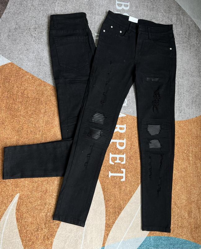 QUẦN JEANS ĐEN NAM DÀI , QUẦN BÒ DÀY CO GIÃN DÀI RÁCH GỐI MAY VÁ DA , ĐƯỜNG MAY ĐẸP FORM CHUẨN CÁ TÍNH Menswear Denim Pants Baggy