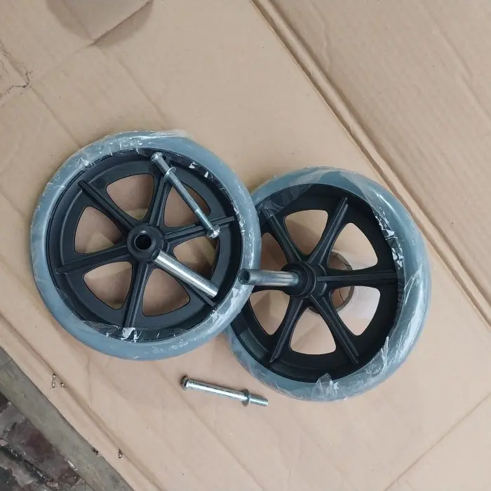 Roda depan kursi roda paling kuat 20 cm sudah sepasang original murah [CM]