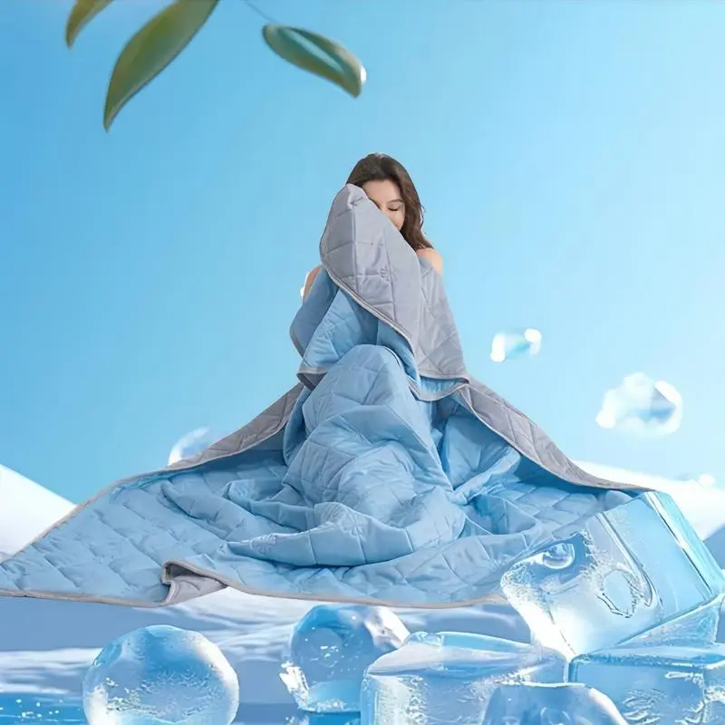 Cooling Summer Blanket, Lightweight Breathable Silky Soft Blanket, Comfortable Bedding for Home Bedroom, Perfect Gift for Loved Ones, Lightweight Throw Blanket 6
