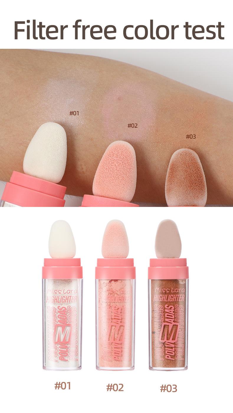 Product Introduction of Fairy Highlight Pat Powder Full Body Highlight Brightening Natural Three-dimensional Contouring Blush 5