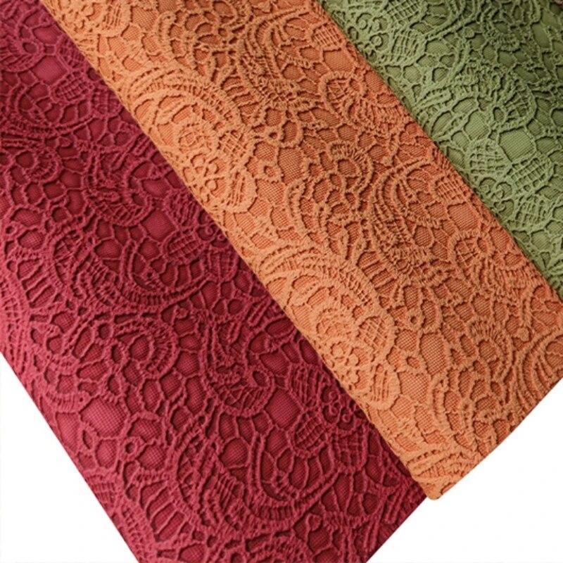 Product Introduction of 20 X 33CM Lace Carved Embossed PU Leather Handbags Bags Jewelry Boxes Packaging Leather Hair Repair Patches Fabric Patches 13