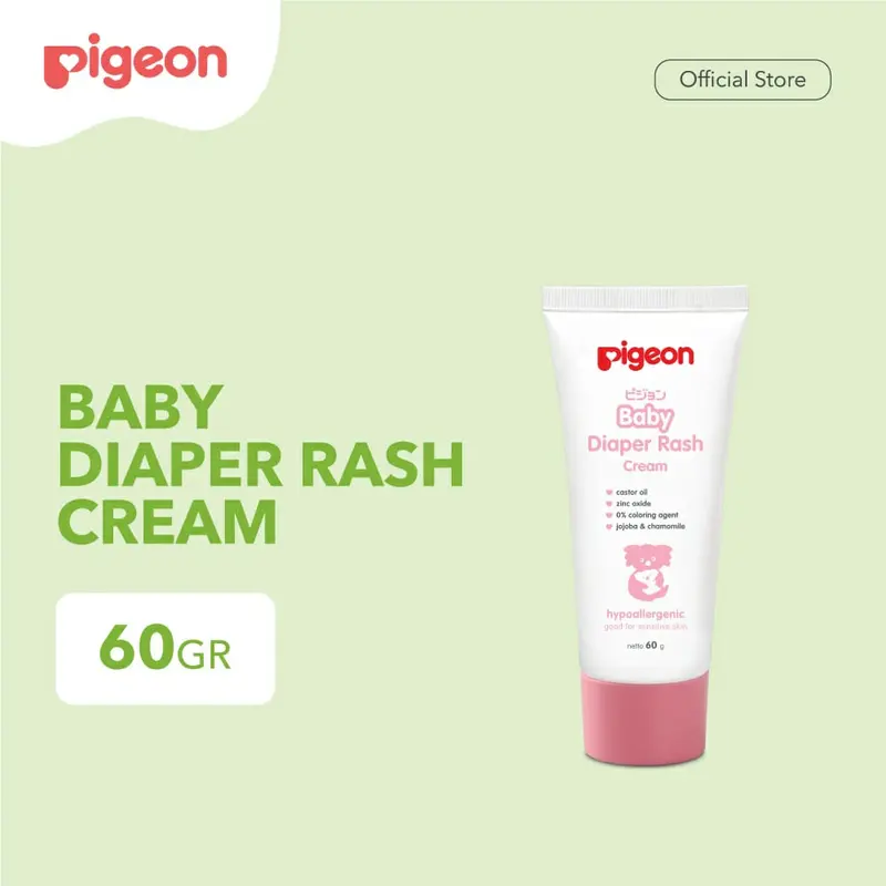 Pigeon Baby Cream 100 gr / Pigeon Baby Diaper Rash Cream 60 gr / Ruam Popok Cream / Krim Bayi Baru Lahir 0