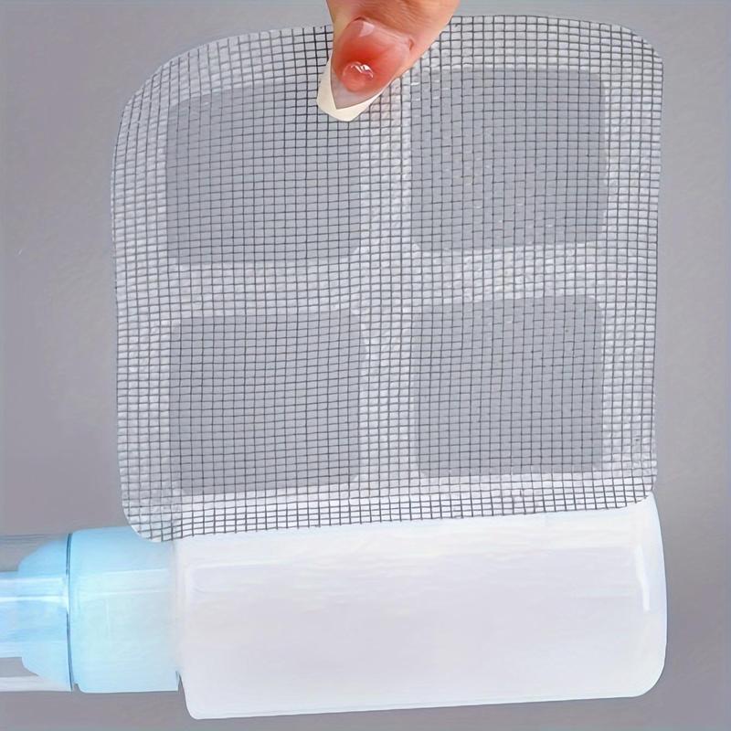 Product Introduction of Disposable Shower Drain Hair Catcher, 50pcs/set Disposable Drain Strainer Cover for Shower, Floor Sink Filter Mesh Sticker, Bathroom Accessories 15