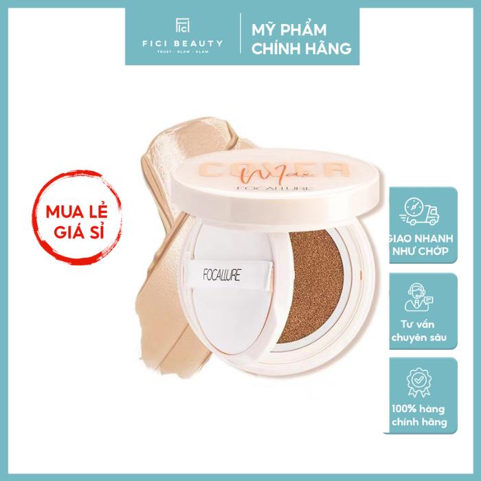 Product Introduction of Phấn Nước Dưỡng Ẩm, Che Khuyết Điểm, Kiểm Soát Dầu FOCALLURE Covermax Longlasting Cushion FA162 1
