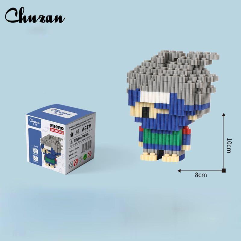 Nano Block Anime Naruto Series Mainan Balok Susun DIY Bricks Mini HC 1
