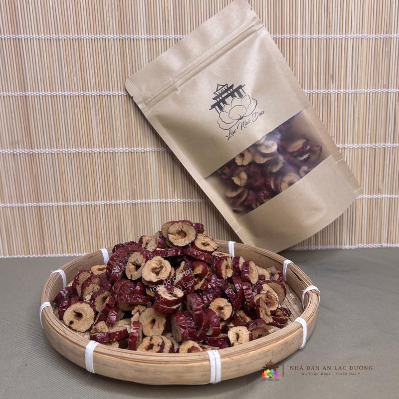100g Táo đỏ cắt lát sấy khô, táo ngọt tự nhiên 2