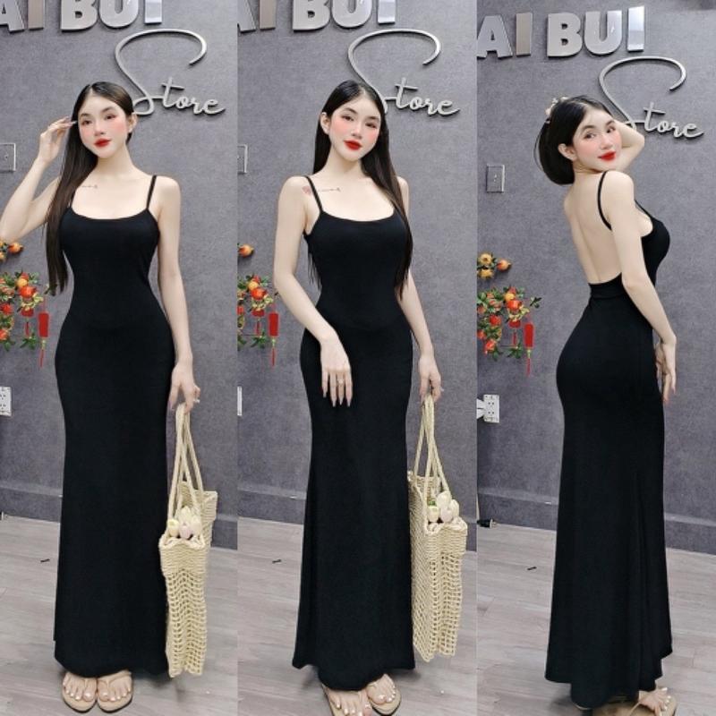Product Introduction of D08 - ĐẦM 2S ĐUÔI CÁ THUN LỤA Nữ Dress 7