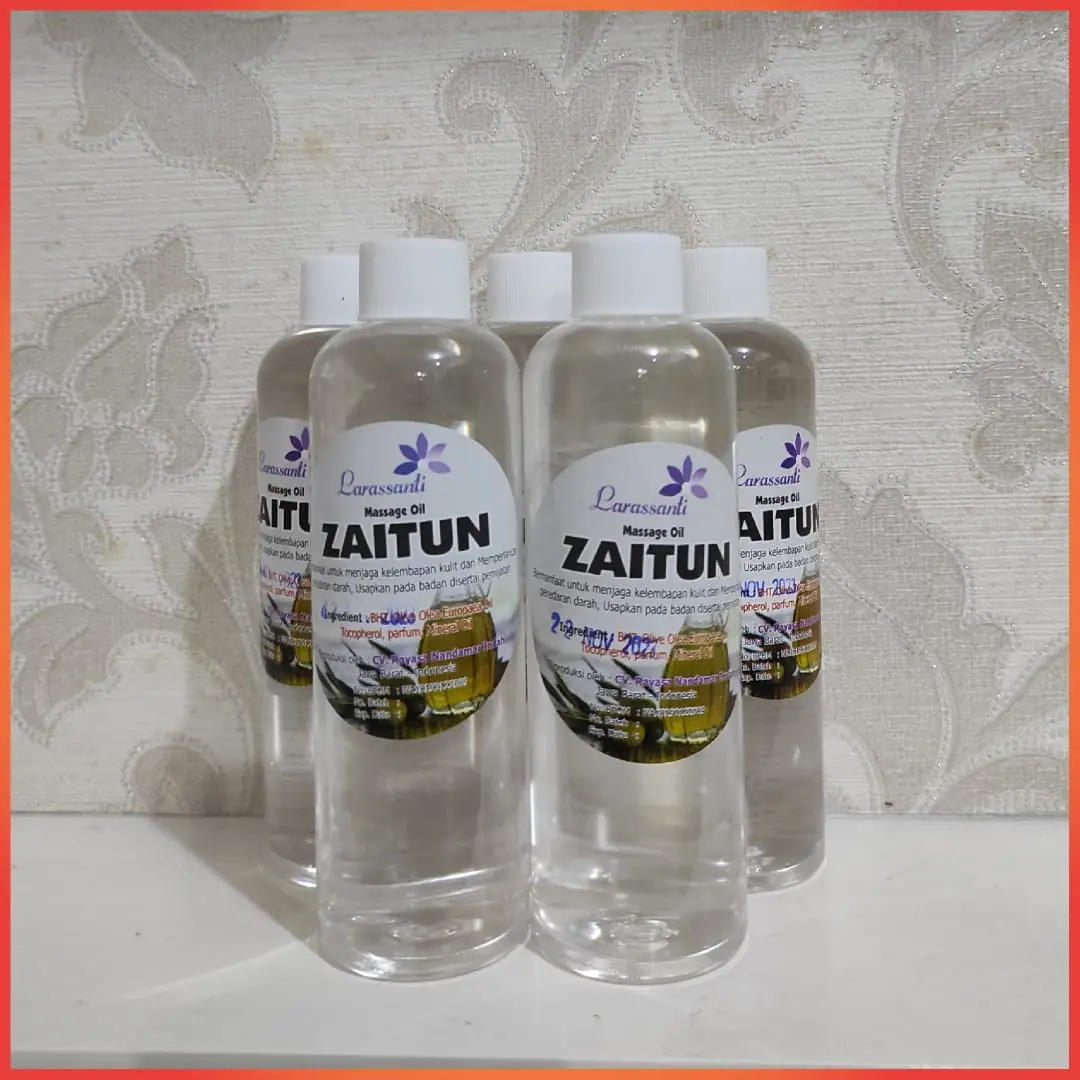 Minyak Zaitun Message Oil Larasanti 250ml Putih / Zaitun Massage Oil / Massage Oil / Spa Oil / oil