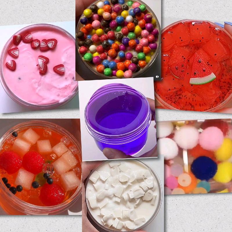 slime white mix clear || COD WAJIB BAYAR || prasmanan slime ori - Shop ...